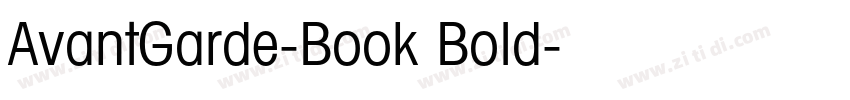AvantGarde-Book Bold字体转换